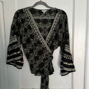 Max Studio Wrap Blouse Size M